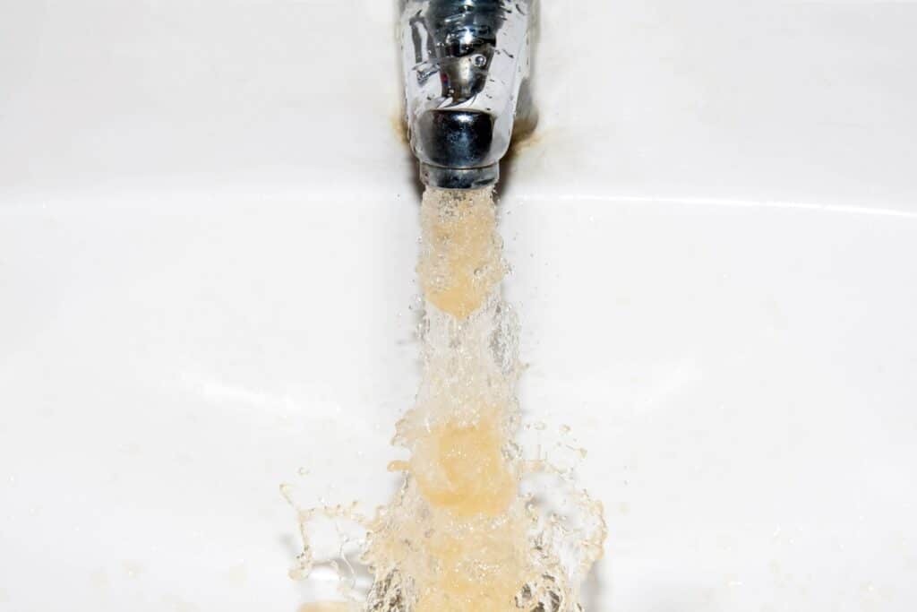 contaminated water from sink faucet
